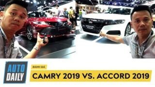 Đánh giá nhanh xe Camry 2019 vs Accord 2019